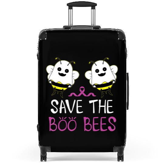 Save The Boo Bees Breast Cancer Awareness Suitcases