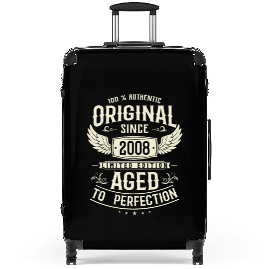 Vintage Original 2008 Birthday Gift Suitcases