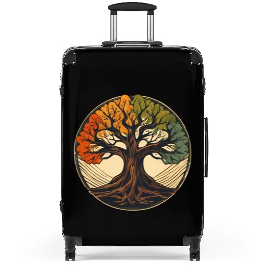 Tree / Wood / Forst / Tree of Life / Leaves Suitcases