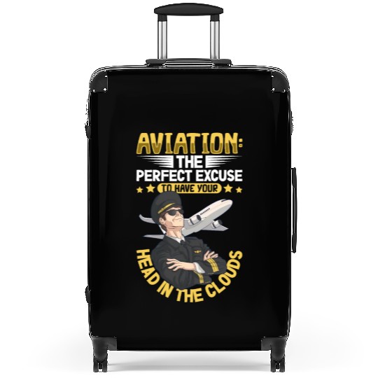 Pilot Aviation Airplane Airline Future Pilots Suitcases