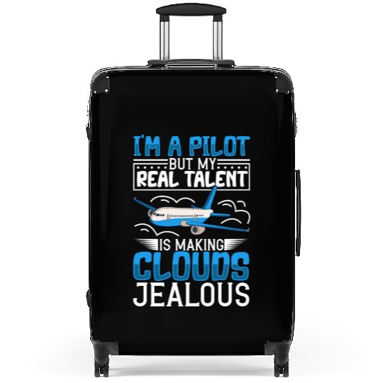 Pilot Aviation Airplane Airline Future Pilots Suitcases