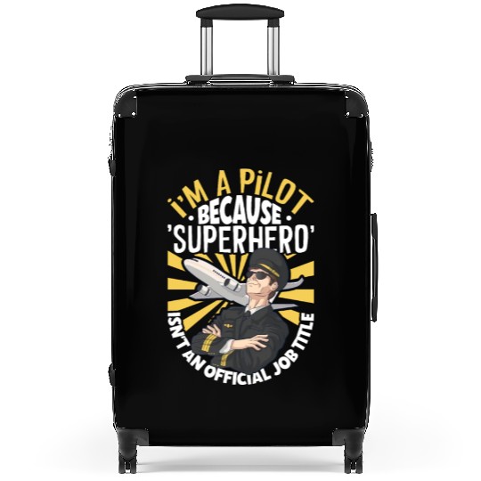 Pilot Aviation Airplane Airline Future Pilots Suitcases