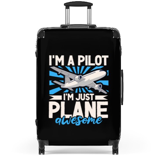 Pilot Aviation Airplane Airline Future Pilots Suitcases