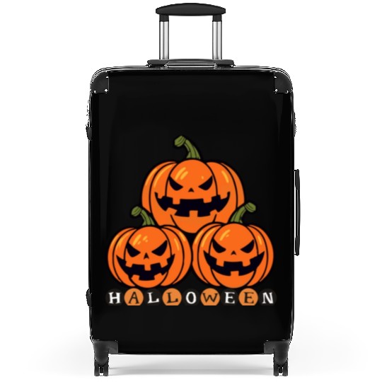 Halloween pumpkin Suitcases