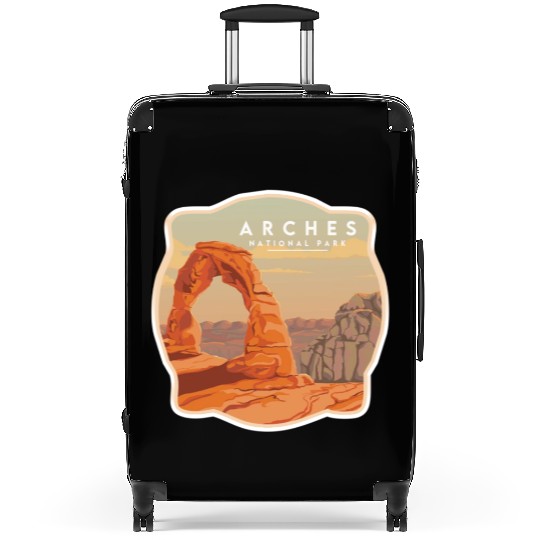 Arches National Park Stickers Suitcases