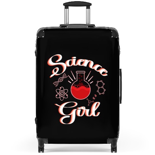 Science Girl Chemistry Biology Student Teacher T-S Suitcases
