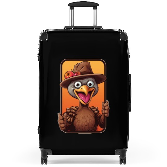 Selfie Bird Turkey Holiday Animal Pet Lover Suitcases