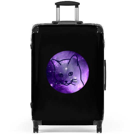 Galaxy Space Cat Funny Cat Lover Suitcases