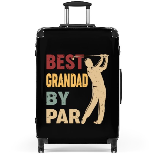 Best Grandad By Par Funny Golf Vintage Suitcases