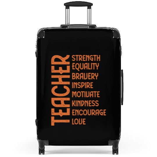 Melanin Teacher Black History Month Juneteenth Suitcases