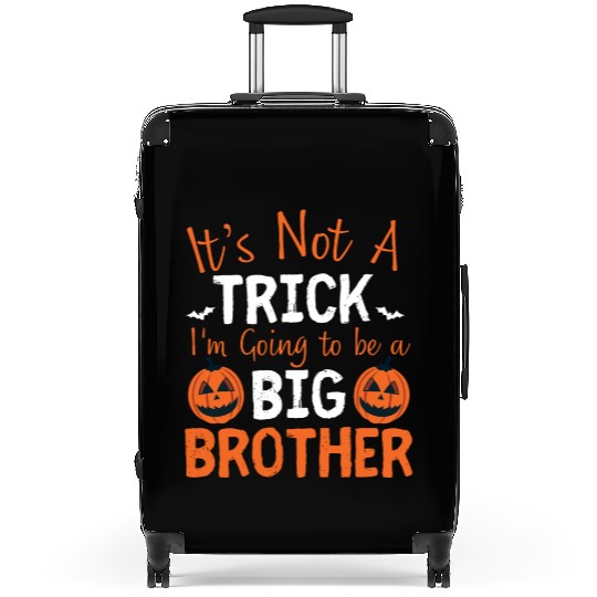 Halloween Gender Reveal Soon Brother - Spooky Surp Suitcases