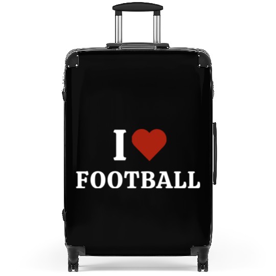 I Love Football Suitcases