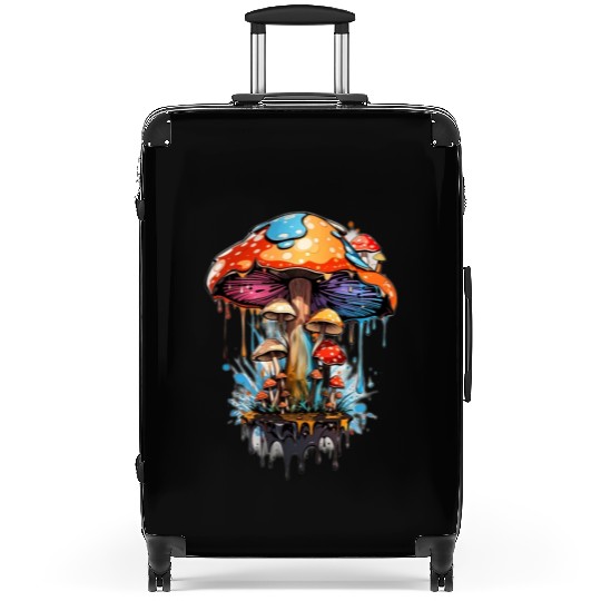 Step into the Enchanted Woodland: Psychedelic Suitcases