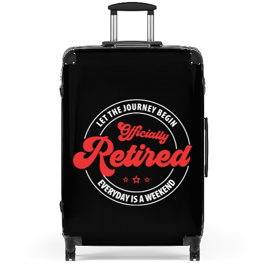 Officially Retired nurse Suitcases