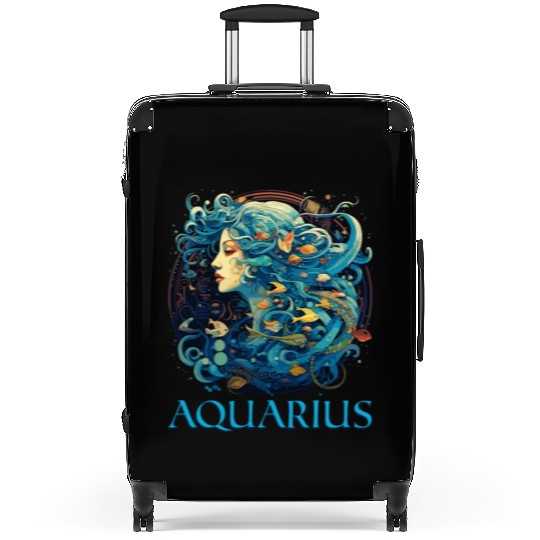 Embrace Your Aquarius Identity: Aquarius Zodiac Suitcases