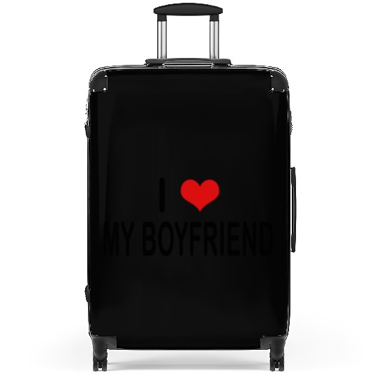 I Love My Boyfriend Suitcases
