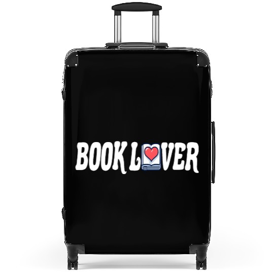 Bookworm Reading Literature Page-turner Book Lover Suitcases