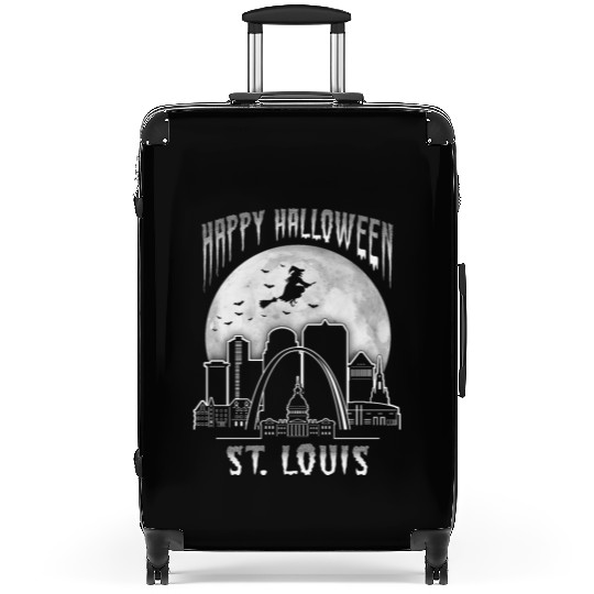 St. Louis Missouri Happy Halloween Suitcases