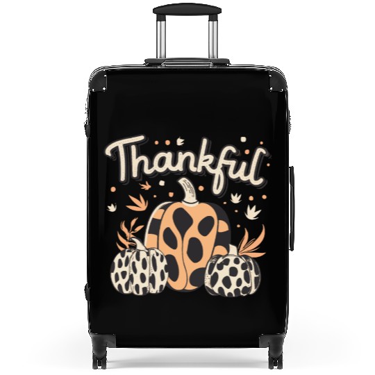 Thankful Thanksgiving Fall Vibes Suitcases