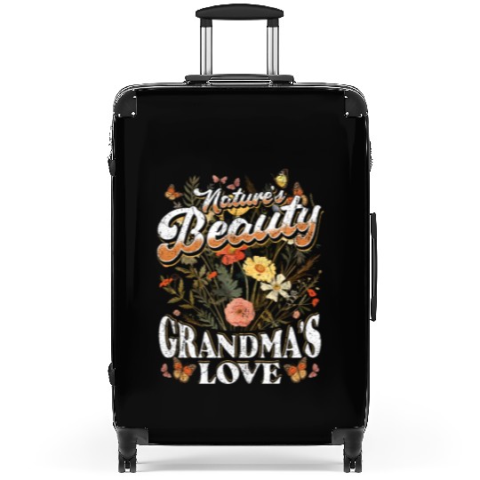Grandma Wildflower Floral Nature Love Suitcases