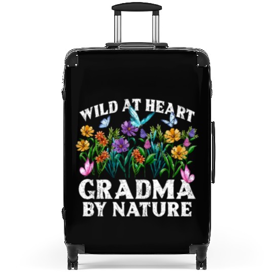 Grandma Wildflower Floral Nature Love Suitcases