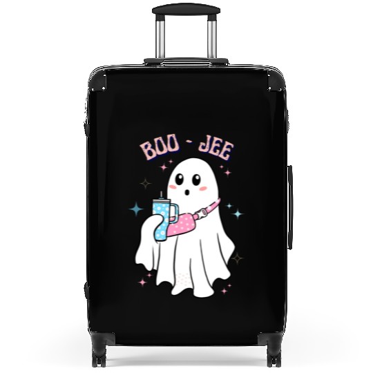 BOO-JEE Spooky Cute Ghost Halloween Costume Design Suitcases