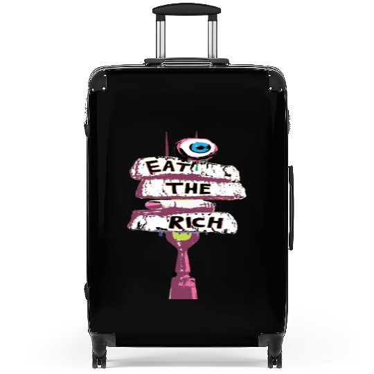 Express yourself with an Eat the Rich Suitcases