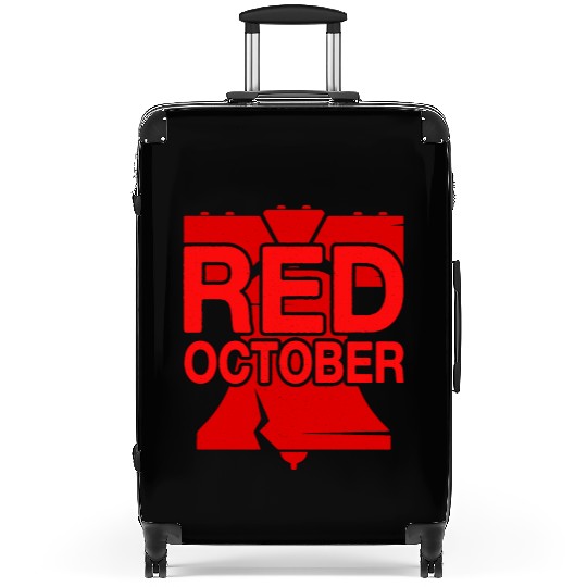 Philadelphia Red October Philly Vintage Suitcases