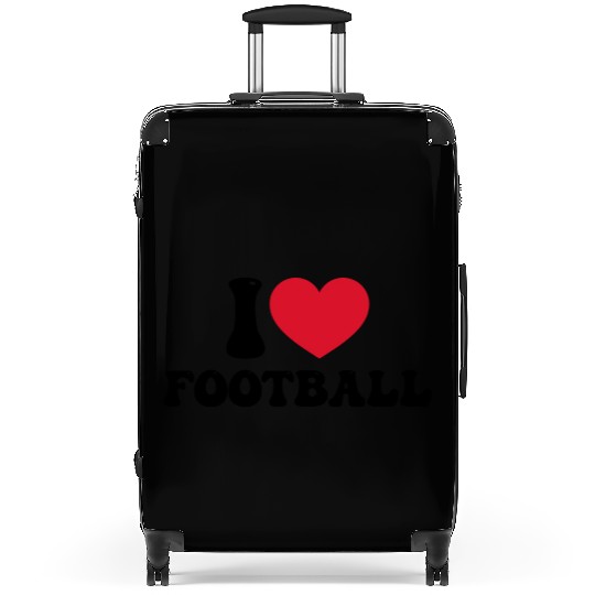 I love football Suitcases