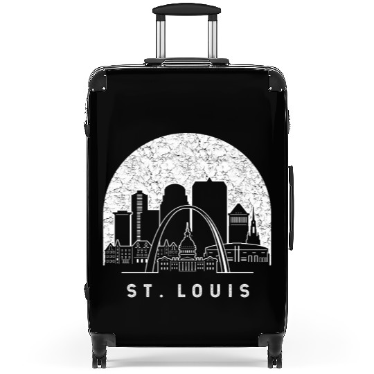 St. Louis Missouri Skyline Suitcases