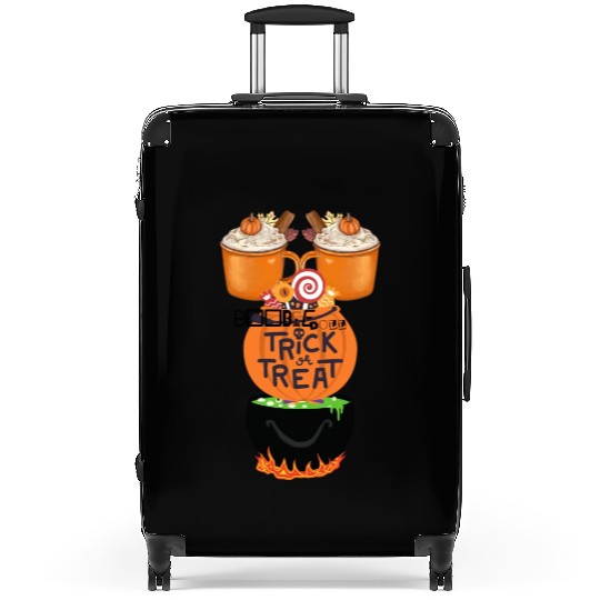 pumpkin spice trick or treat witches brew Suitcases