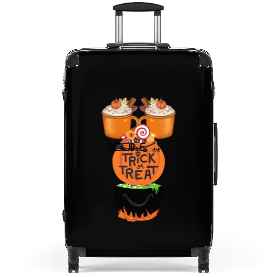 pumpkin spice trick or treat witches brew Suitcases