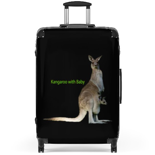 baby with kangaroo Suitcases