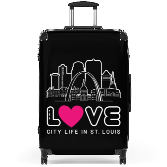 Love City Life in St. Louis Missouri Suitcases
