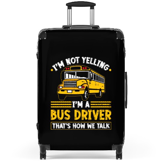 School Bus Driver Back To School Suitcases