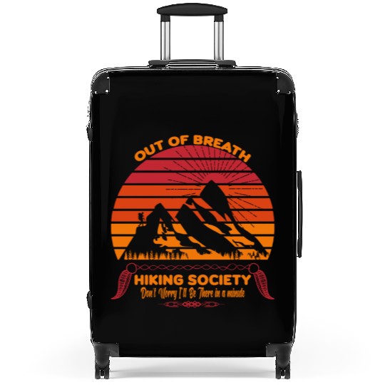 Out of Breath Hiking Society Suitcases