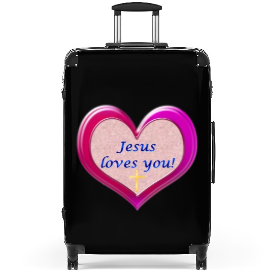 Jesus loves you! Suitcases