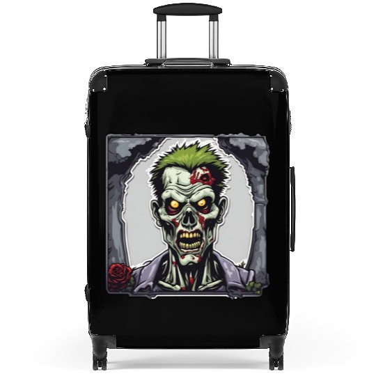 Zombie / Monster / Halloween /green / undead /dead Suitcases