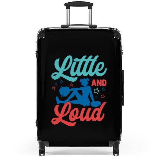 Little And Loud Cheerleader Cheerleading Suitcases
