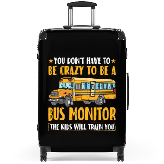 Bus Assistant Back To School Men Women School Bus Suitcases