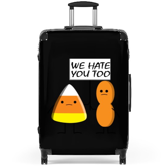 Candy Corn and Circus Peanut, Cute and Sassy Candy Suitcases