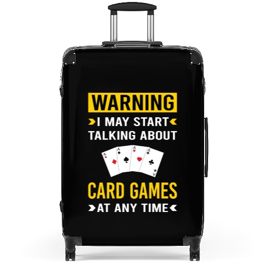 Warning Card Game Games Cards Suitcases