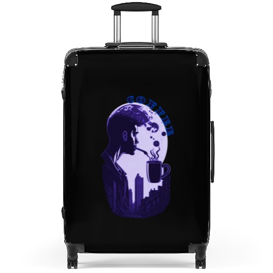 a description-An engineer who loves coffee Gifts- Suitcases