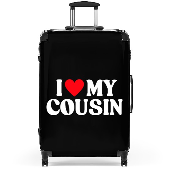 I Love My Cousin I Heart My Cousin Suitcases