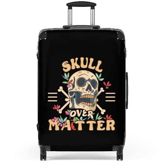 Totenkopf Skull Skulls Totenschädel Spruch Suitcases