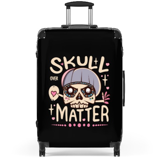 Totenkopf Skull Skulls Totenschädel Spruch Suitcases