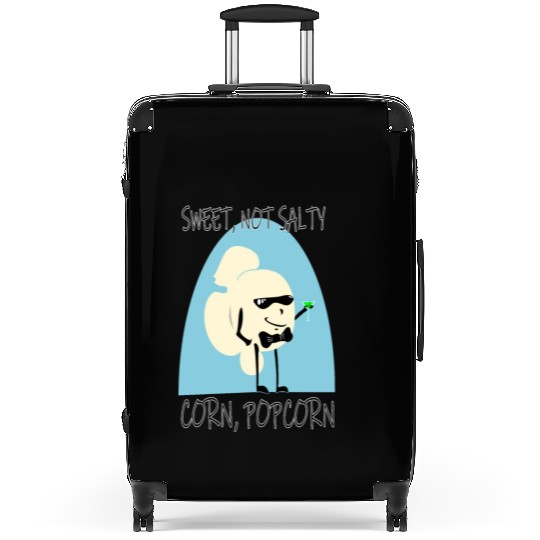 Sweet Popcorn Funny Pop Culture Cartoon Parody Suitcases