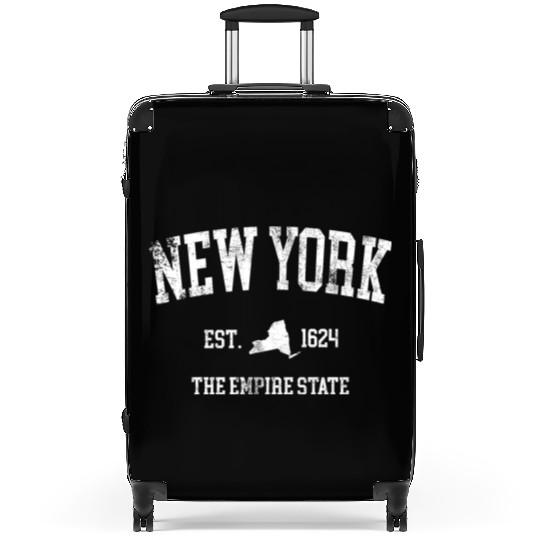 new york nyc ny new york city Vintage City Suitcases