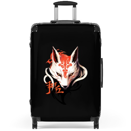 Fox Maske Kumiho Japan Kitsune Samurai Anime Suitcases