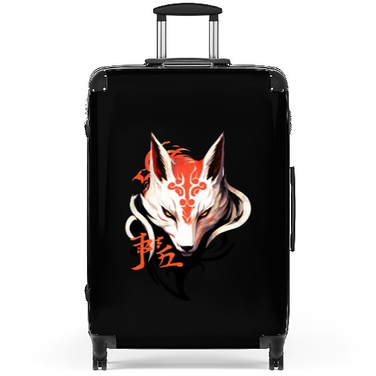 Fox Maske Kumiho Japan Kitsune Samurai Anime Suitcases